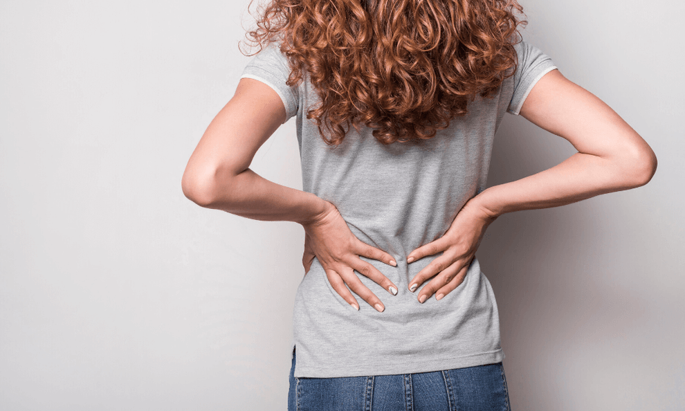 Girl's back pain
