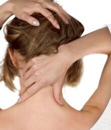 Neck pain is a symptom of cervical osteochondrosis